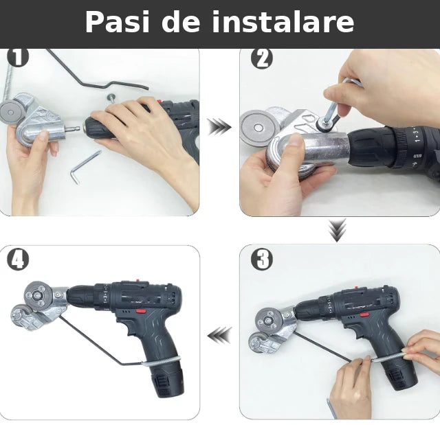 Accesoriu de tăiat metale pentru bormașină