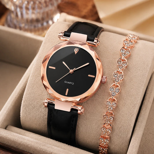 Ceas Elegant Damă + Brățară | LuxuryW22