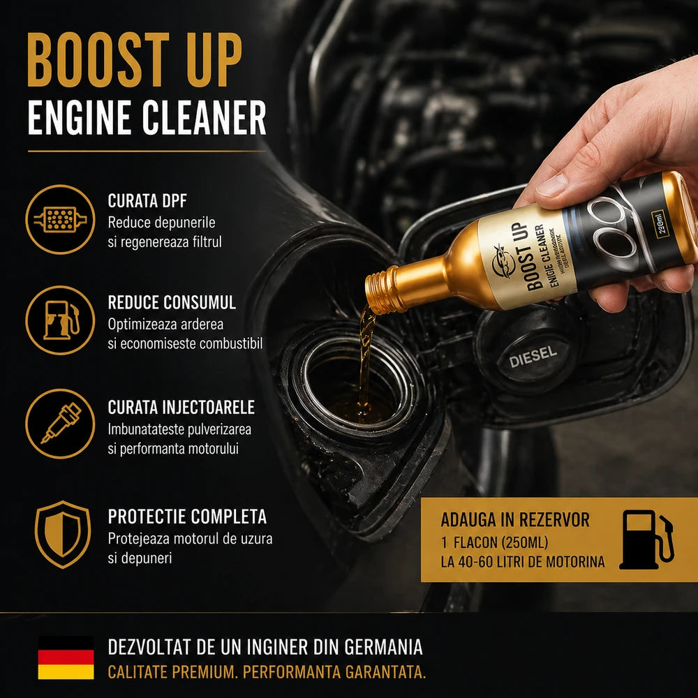 Tratament Diesel BOOST UP |  Prelungeste viata motorului