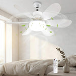 Ventilator de tavan cu bec LED și telecomandă